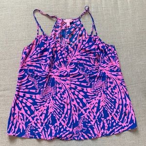 Lilly Pulitzer 100% Silk Tank Size M